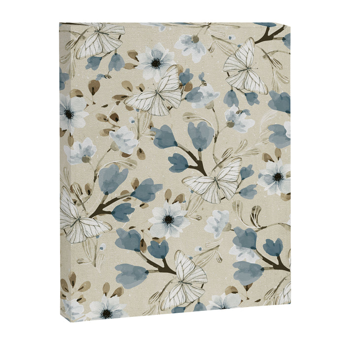 Flowers and Butterflies Canvas Print Gallery Image 1
