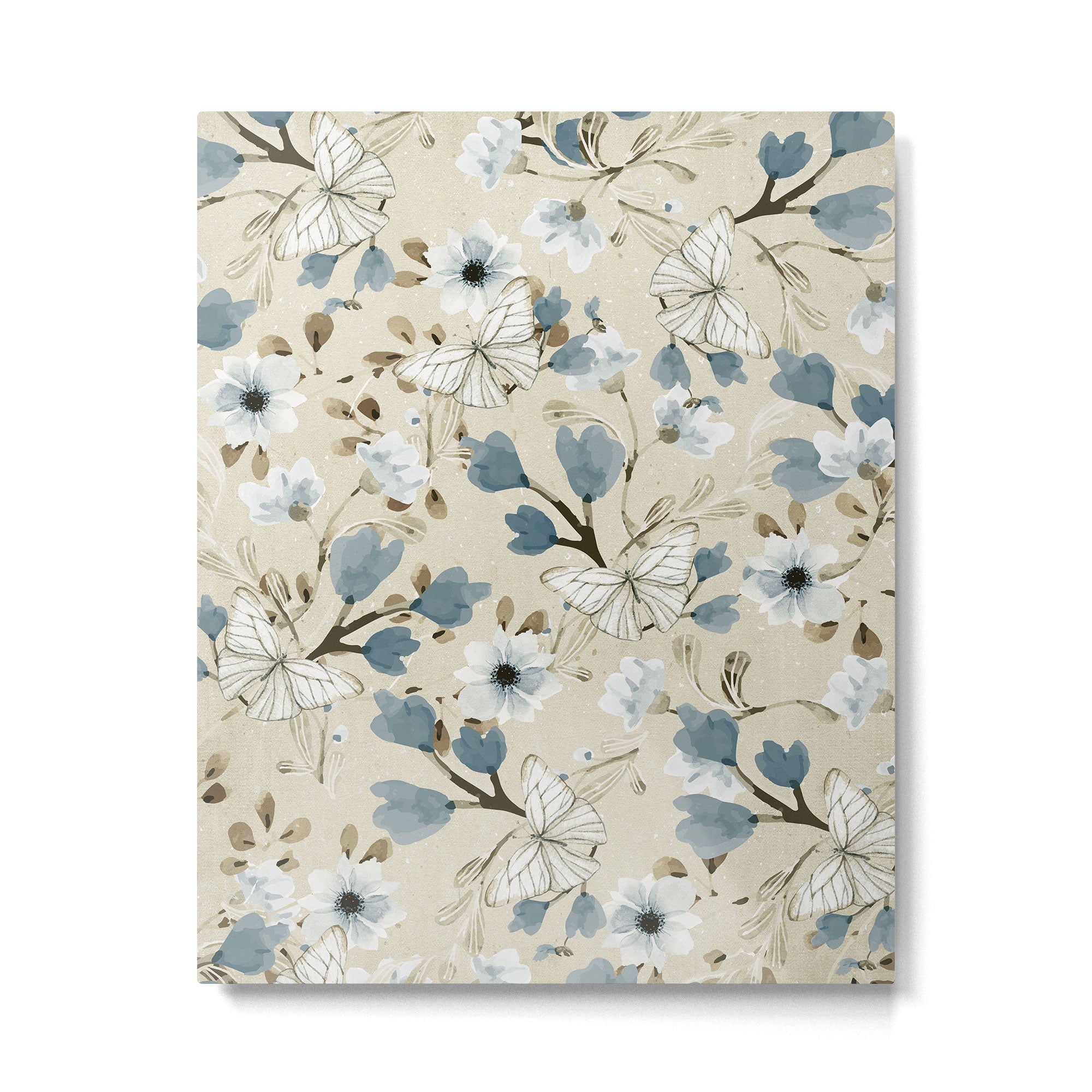 Flowers and Butterflies Metal Print Gallery Image 4
