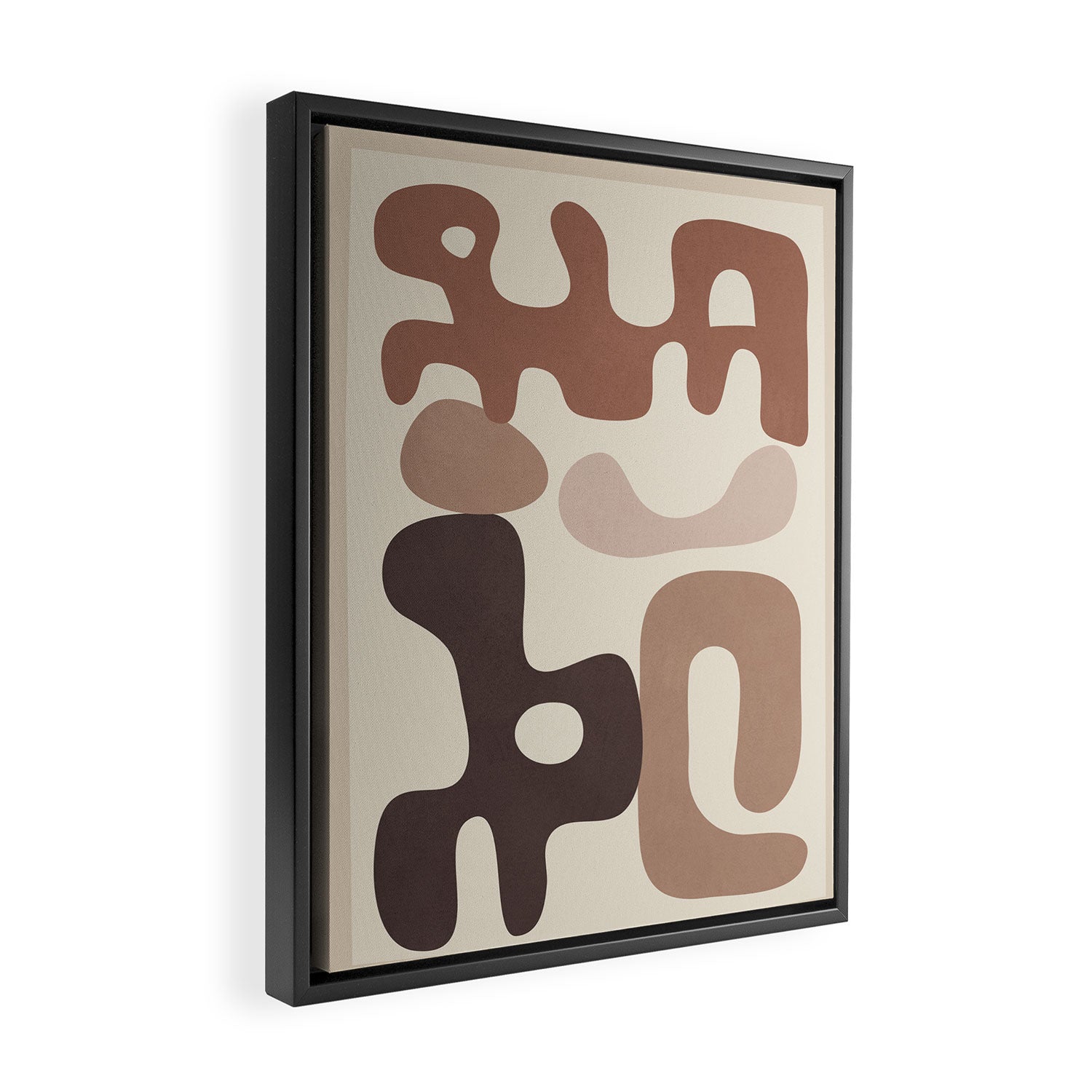 Fluid Whispers V Framed Canvas Print Gallery Image 2