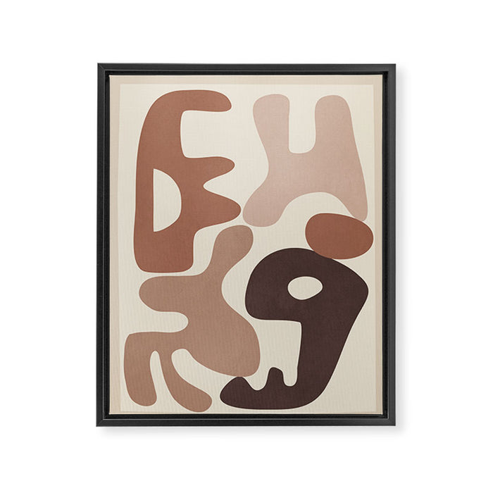 Fluid Whispers VI Framed Canvas Print Gallery Image 1