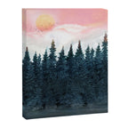 Forest Under the Sunset Canvas Print Gallery Image 8