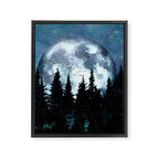 Full Moon II Framed Canvas Print Gallery Image 8