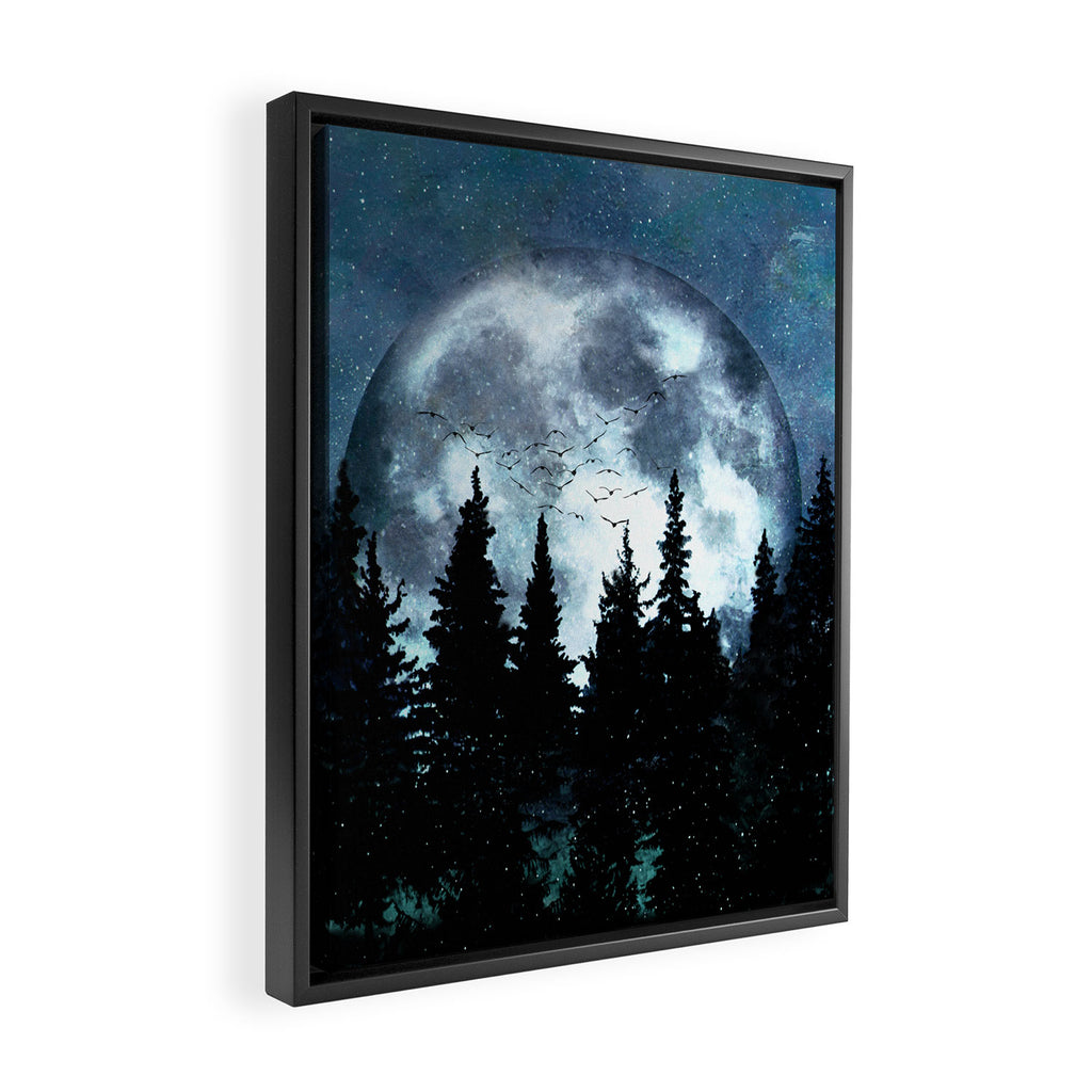 Full Moon II Framed Canvas Print Gallery Image 2