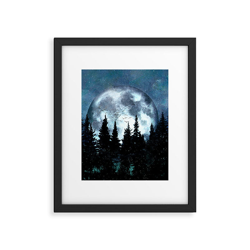 Full Moon II Framed Art Print Gallery Image 6