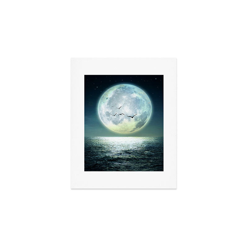 Full Moon Art Print Gallery Image 1