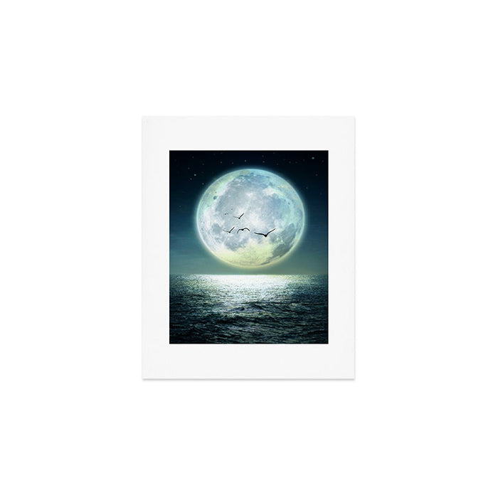 Full Moon Art Print Gallery Image 1