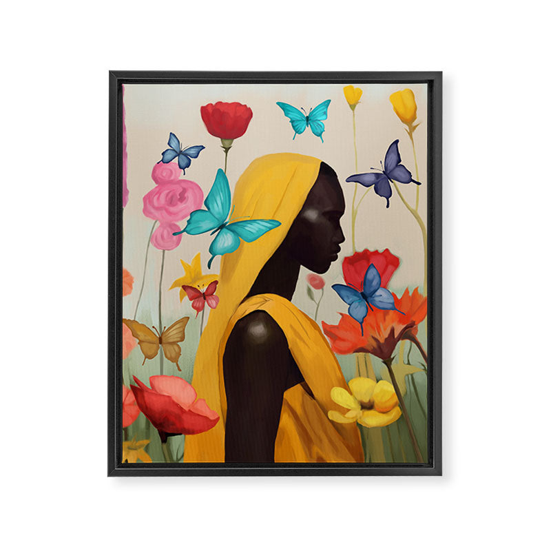 Garden Muse Framed Canvas Print Gallery Image 6