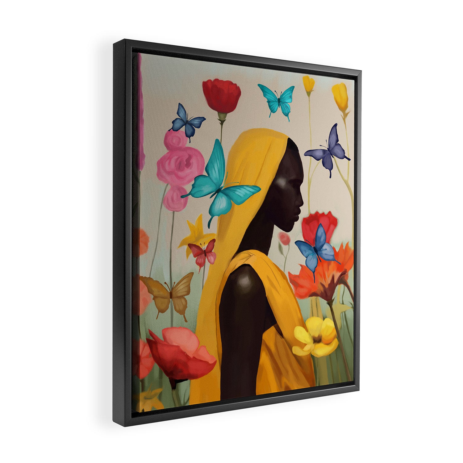 Garden Muse Framed Canvas Print Gallery Image 2