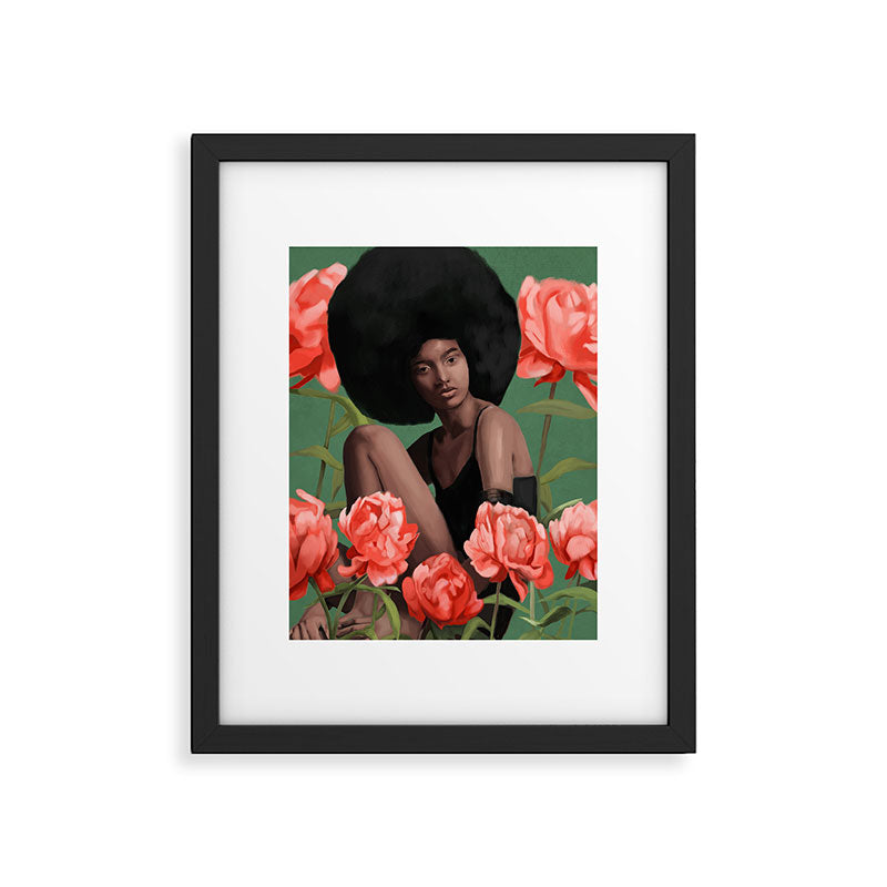 Garden of Peonies Framed Art Print Gallery Image 5