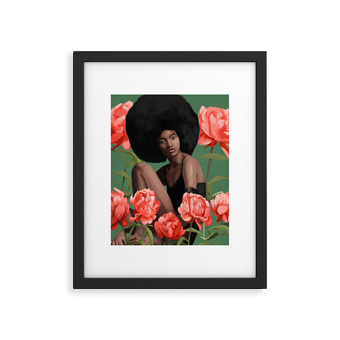 Garden of Peonies Framed Art Print Gallery Image 1
