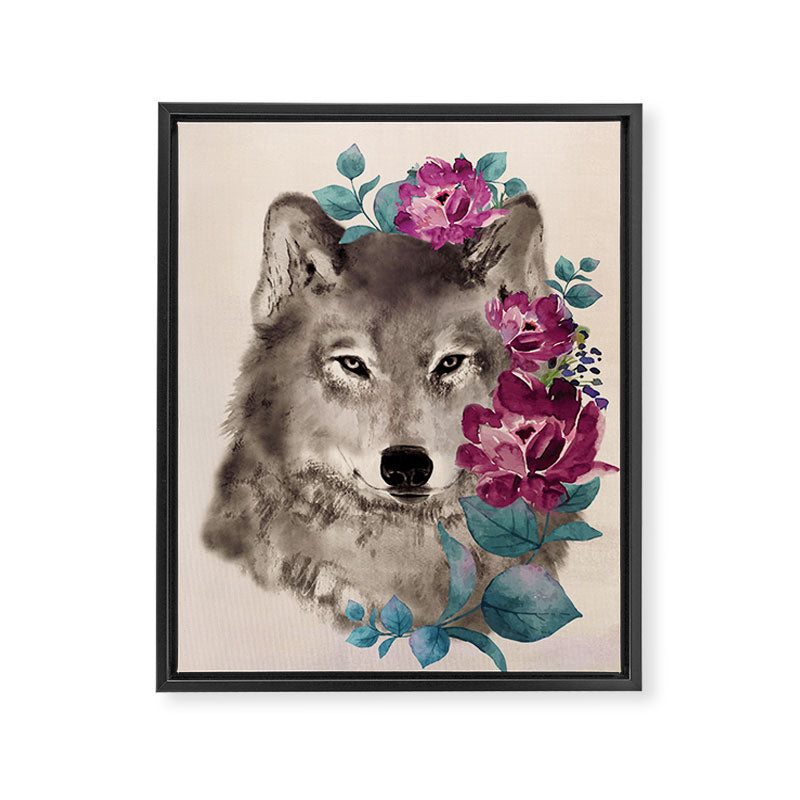 Gently Ferocious Framed Canvas Print Gallery Image 8