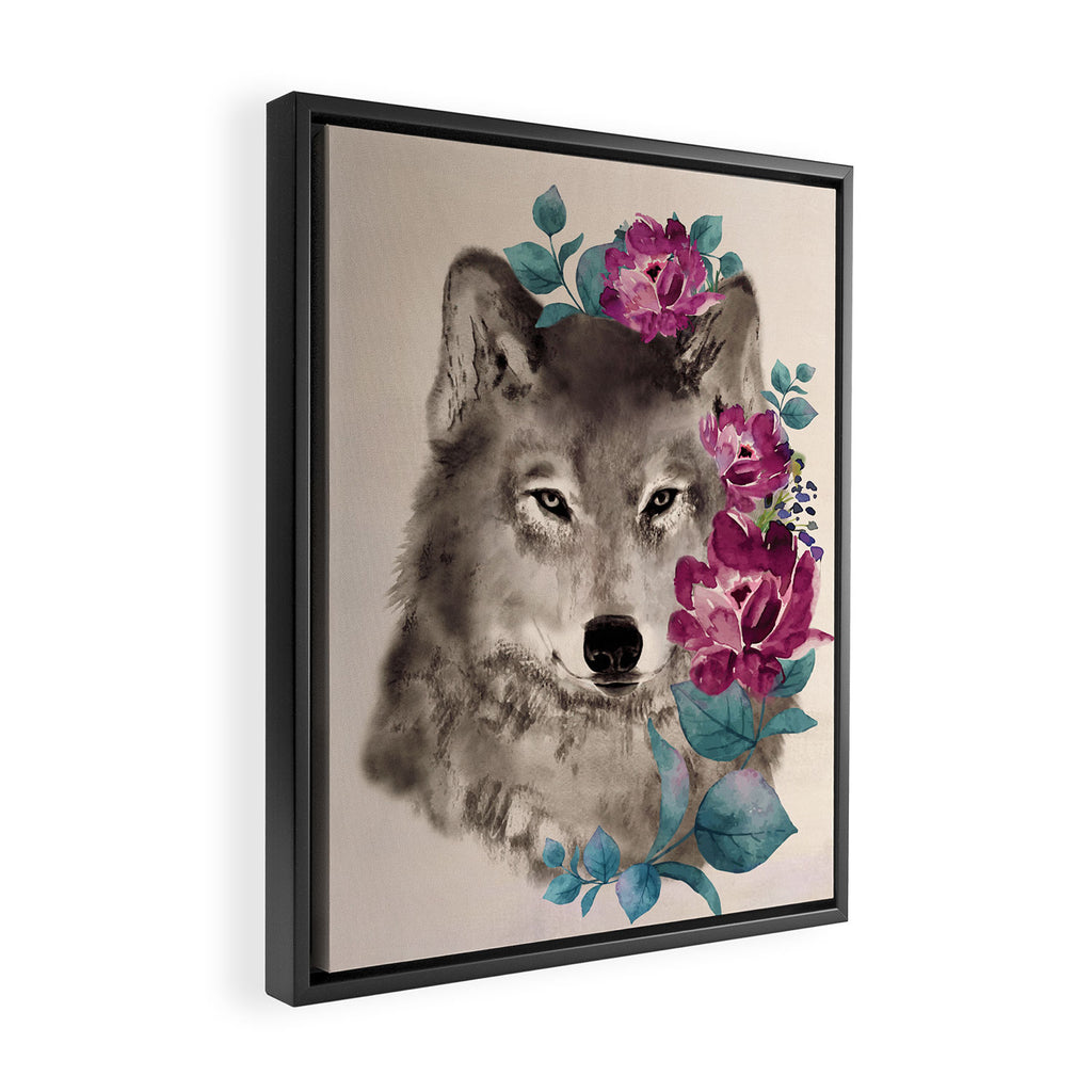 Gently Ferocious Framed Canvas Print Gallery Image 2