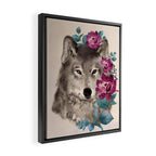 Gently Ferocious Framed Canvas Print Gallery Image 2