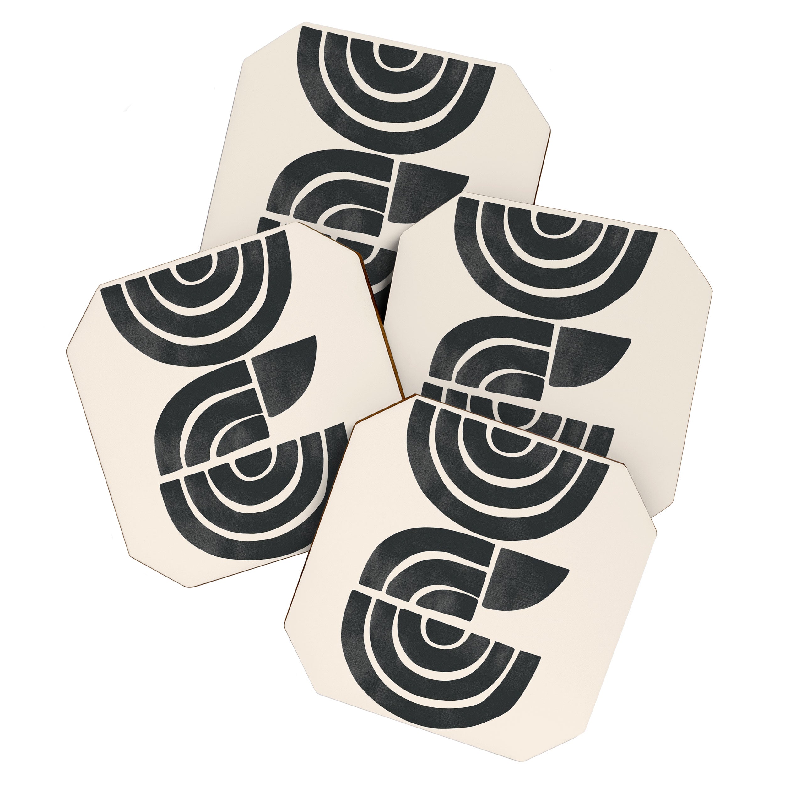Geometric Rhythm 1 Coaster Gallery Image 1