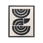 Geometric Rhythm 1 Framed Canvas Print Gallery Image 6