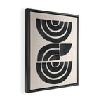 Geometric Rhythm 1 Framed Canvas Print Gallery Image 2