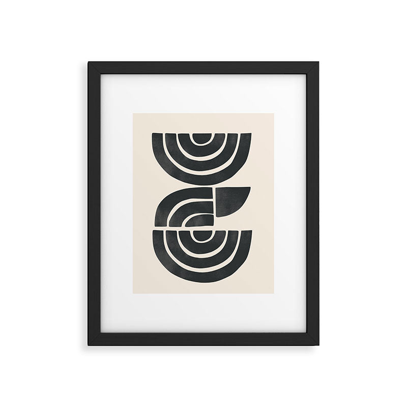 Geometric Rhythm 1 Framed Art Print Gallery Image 5
