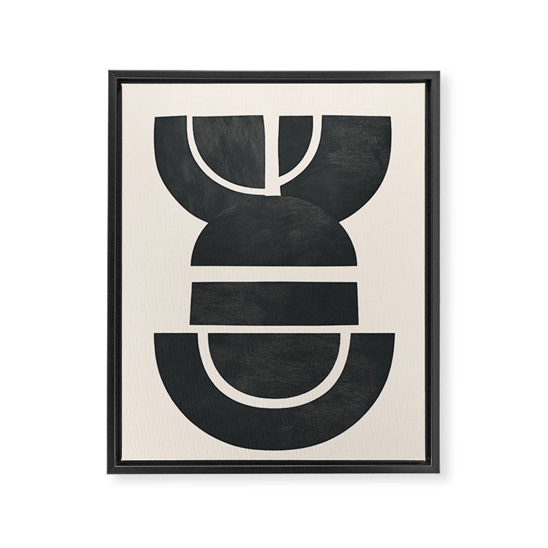 Geometric Rhythm 2 Framed Canvas Print Gallery Image 6