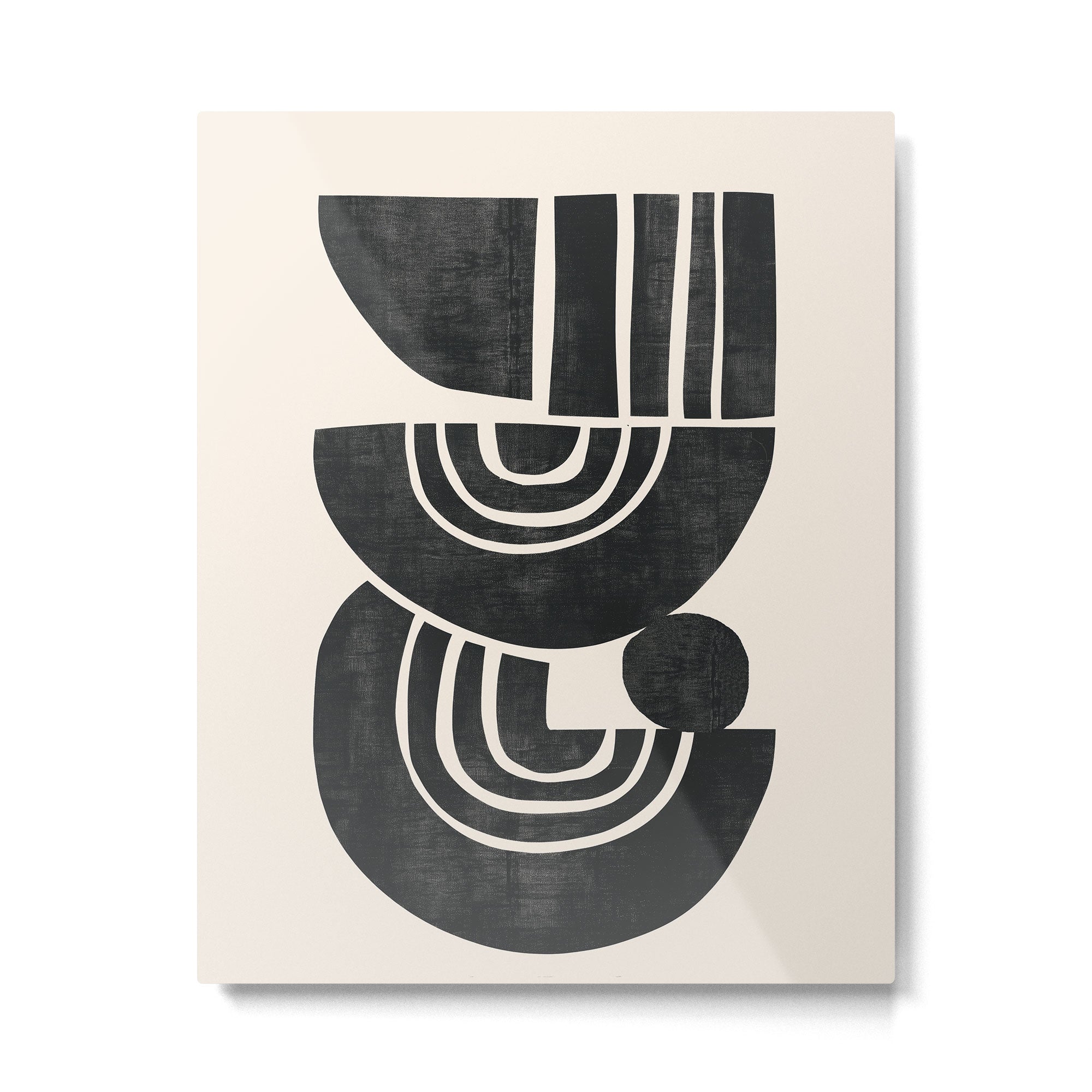  Geometric Rhythm 3 Metal Print Gallery Image 4