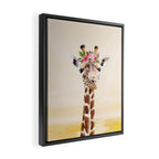 Giraffe Framed Canvas Print Gallery Image 2