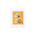 Golden Magnolia Blooms Art Print Gallery Image 1