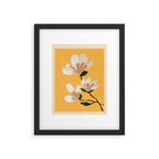 Golden Magnolia Blooms Framed Art Print Gallery Image 5