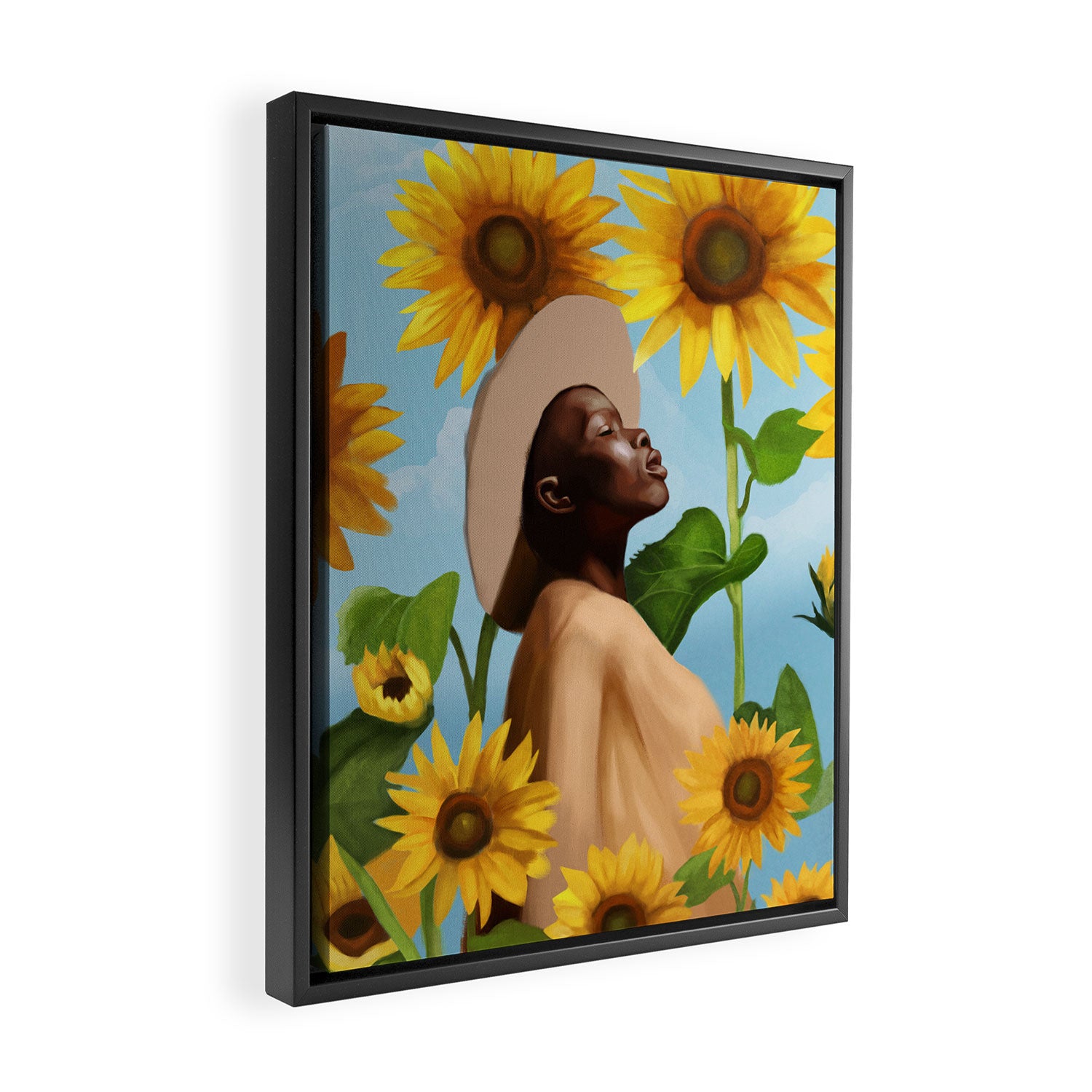 Golden Reflections Framed Canvas Print Gallery Image 2