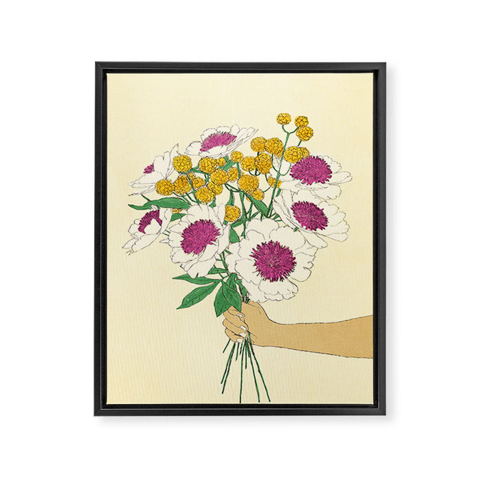 Gorgeous Bouquet Chiaro Framed Canvas Print Gallery Image 1