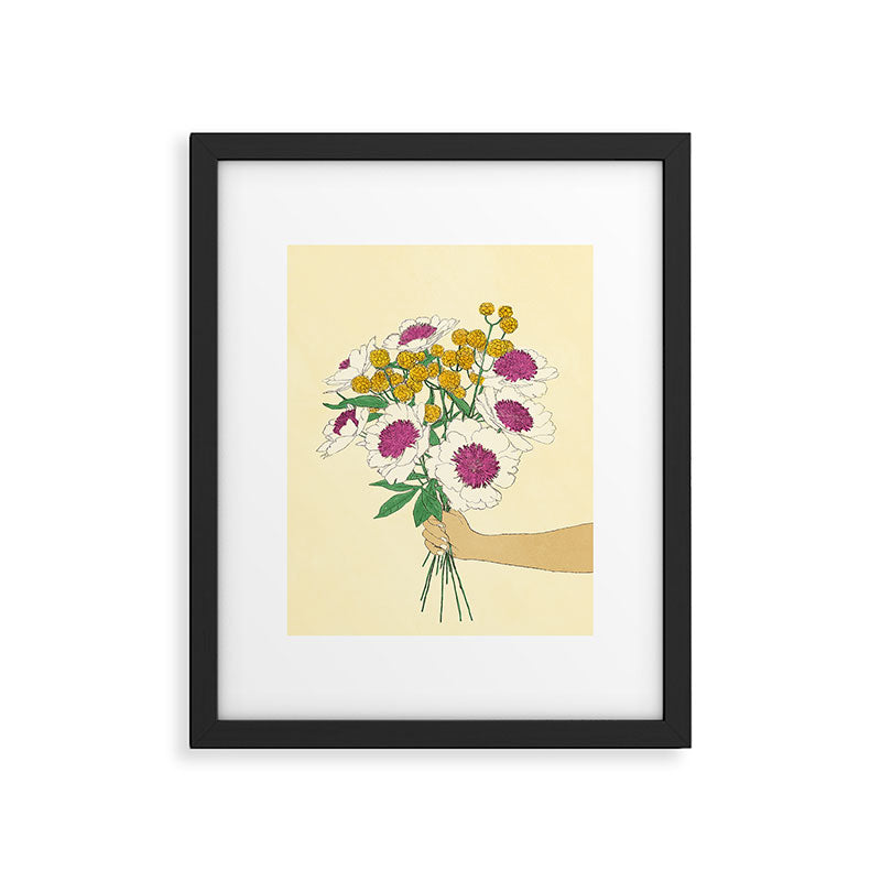 Gorgeous Bouquet Chiaro Framed Art Print Gallery Image 6