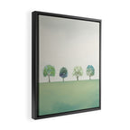 Green Sunny Field II Framed Canvas Print Gallery Image 2