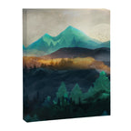 Green Wild Mountainside Canvas Print Gallery Image 8
