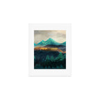Green Wild Mountainside Art Print Gallery Image 1