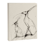 Hare Pair Canvas Print Gallery Image 6