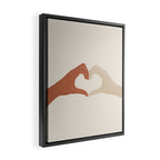 Heart Framed Canvas Print Gallery Image 2