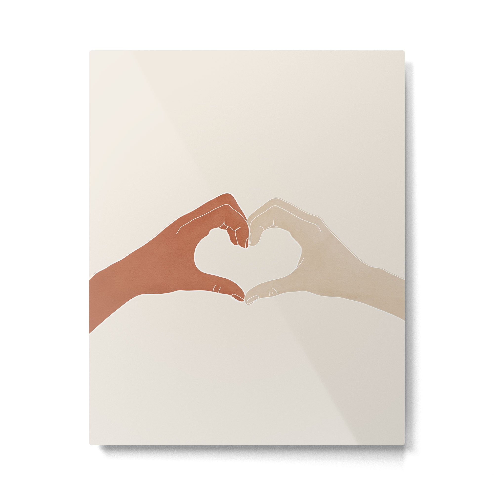 Heart Metal Print Gallery Image 4