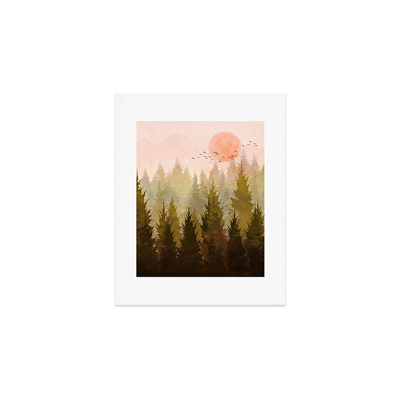 Hill Morning Art Print Gallery Image 1