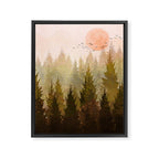 Hill Morning Framed Canvas Print Gallery Image 8