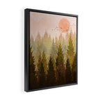 Hill Morning Framed Canvas Print Gallery Image 2