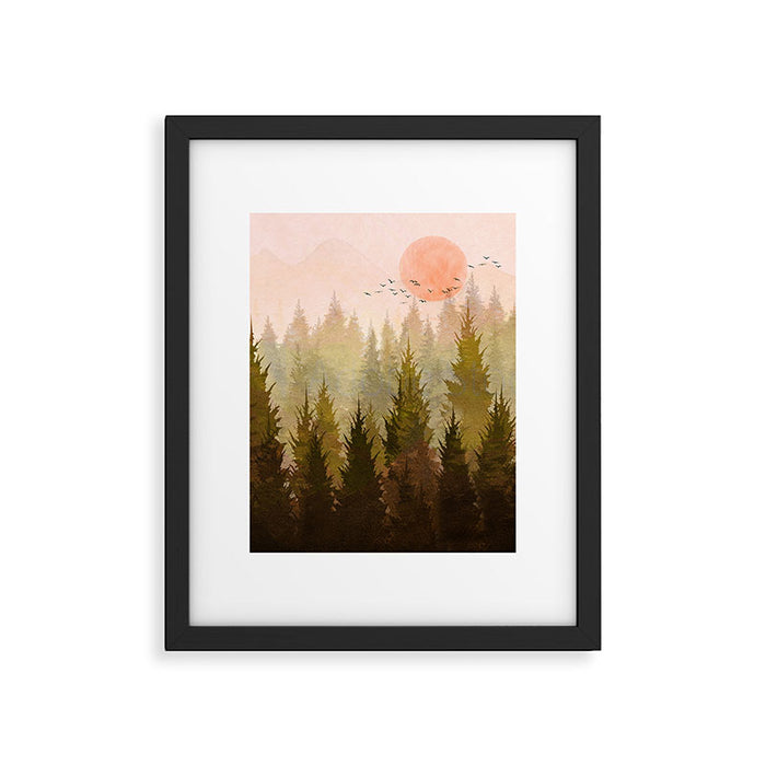 Hill Morning Framed Art Print Gallery Image 1