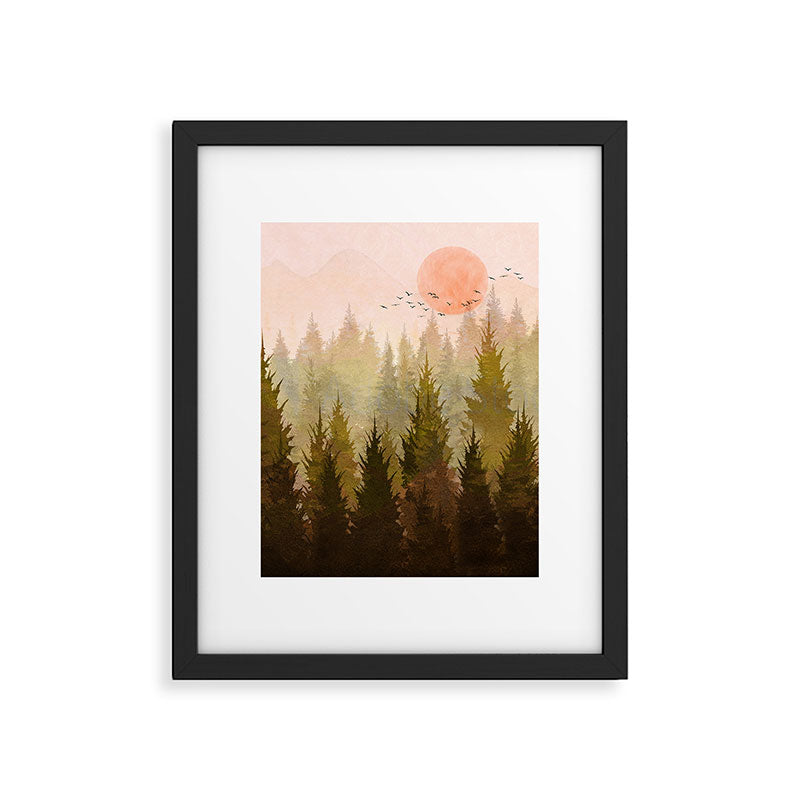 Hill Morning Framed Art Print Gallery Image 4