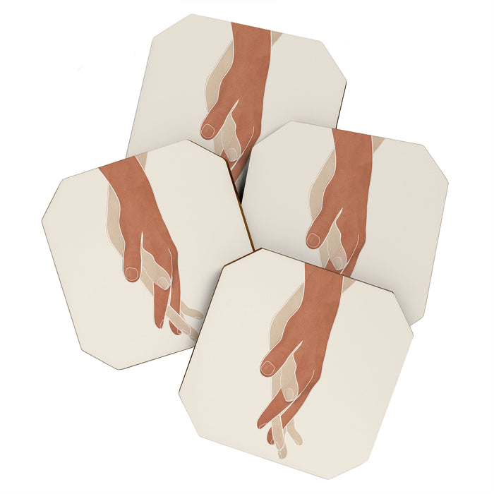 Holding Hands Coaster Gallery Image 1