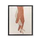 Holding Hands Framed Canvas Print Gallery Image 6