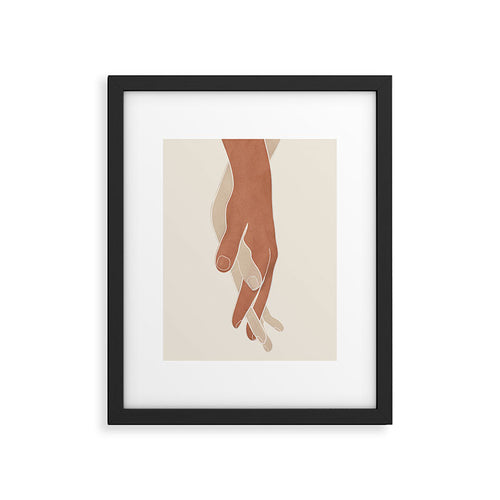 Holding Hands Framed Art Print Gallery Image 4