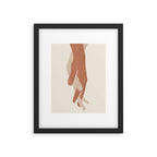 Holding Hands Framed Art Print Gallery Image 5