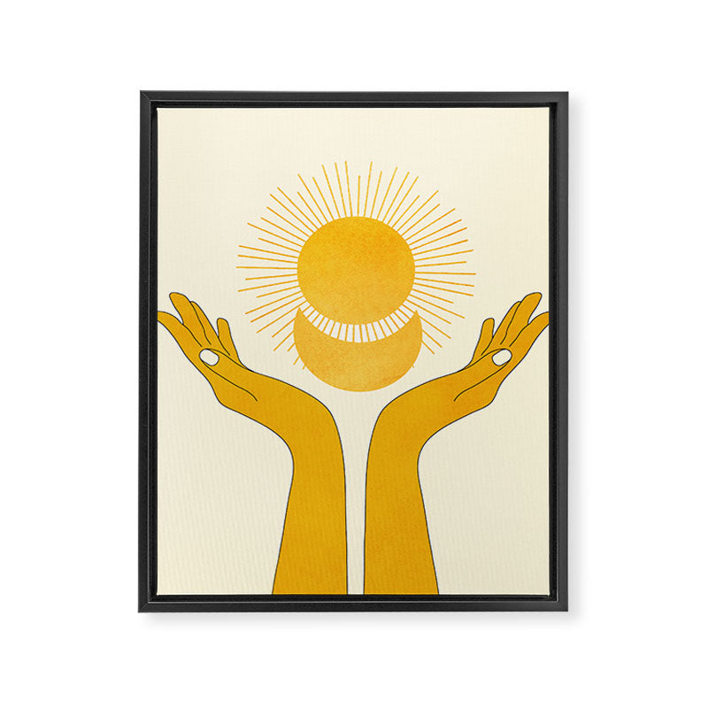 Holding the Light Framed Canvas Print Gallery Image 8