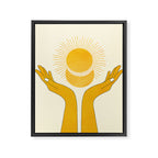 Holding the Light Framed Canvas Print Gallery Image 8