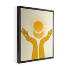 Holding the Light Framed Canvas Print Gallery Image 2