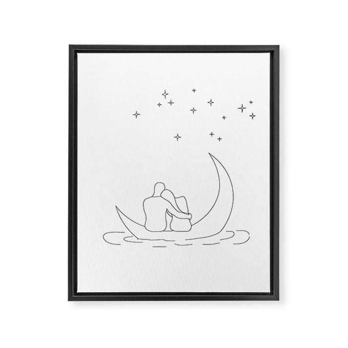Honeymoon Framed Canvas Print Gallery Image 1