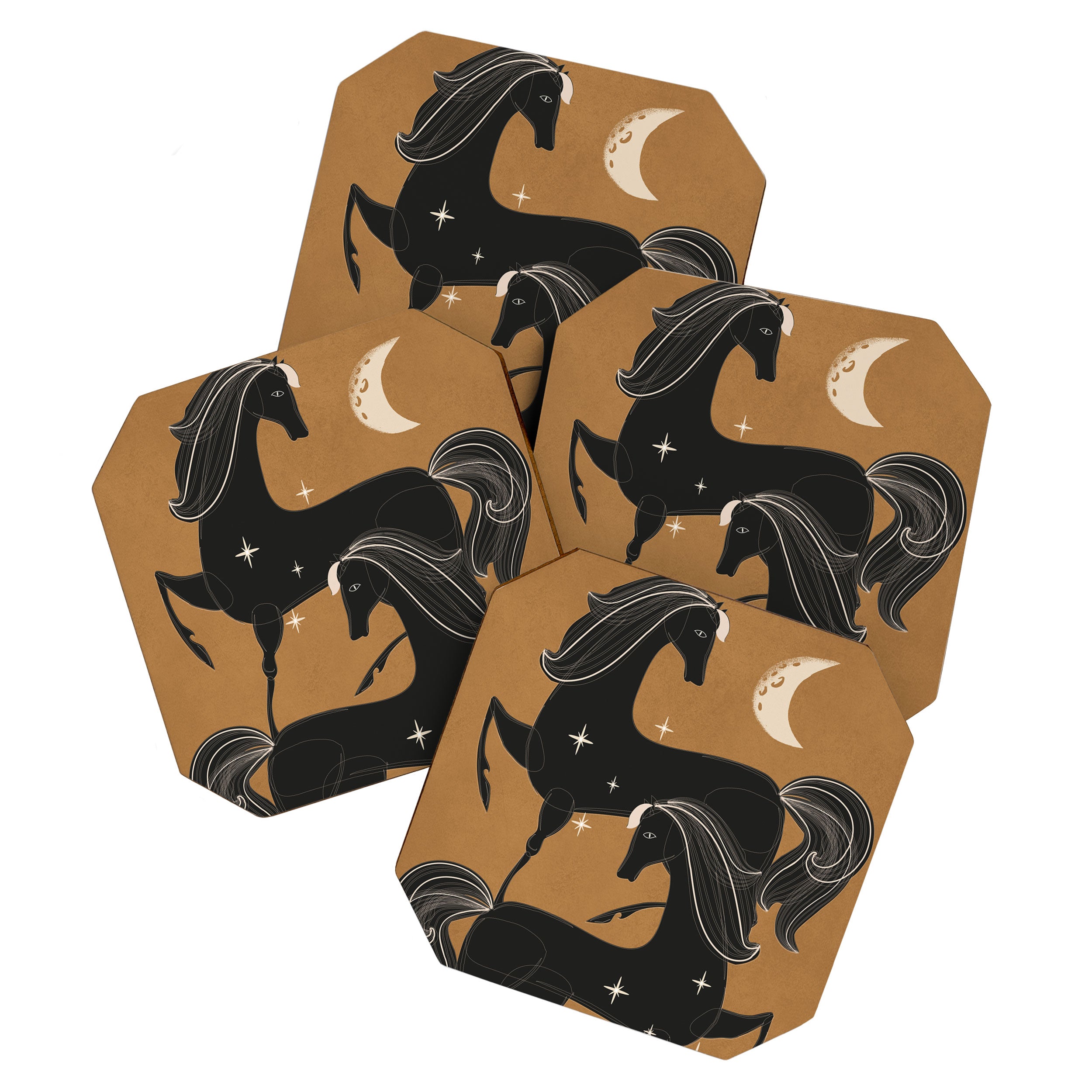 Horses 1  Coaster Gallery Image 1