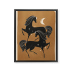 Horses 1  Framed Canvas Print Gallery Image 6